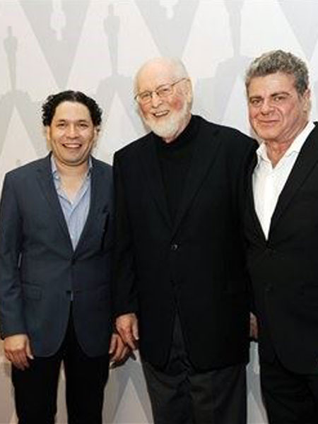 Los hispanos Santaolalla y Dudamel reflexionaron con el maestro Williams sobre m�sica de cine