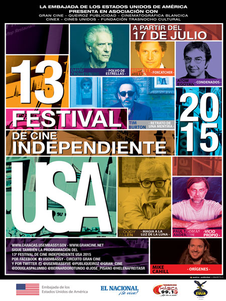 7 pel�culas del Festival de Cine Independiente USA 2015 a partir del viernes 17 de julio