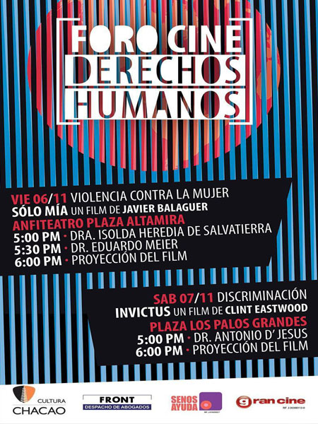 Foro Cine para promover los Derechos Humanos