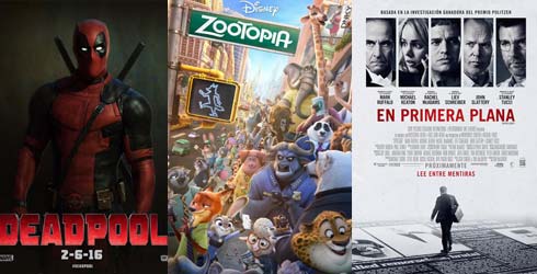 ESTRENOS EN VENEZUELA: �Deadpool� y �Zootopia� en primera plana