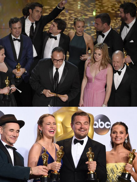 DiCaprio e I��rritu se consagran en unos Oscar que coronan a 