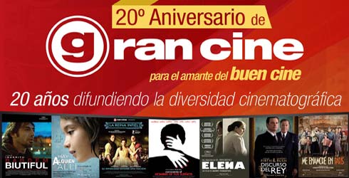 Circuito Gran Cine celebra sus 20 a�os
