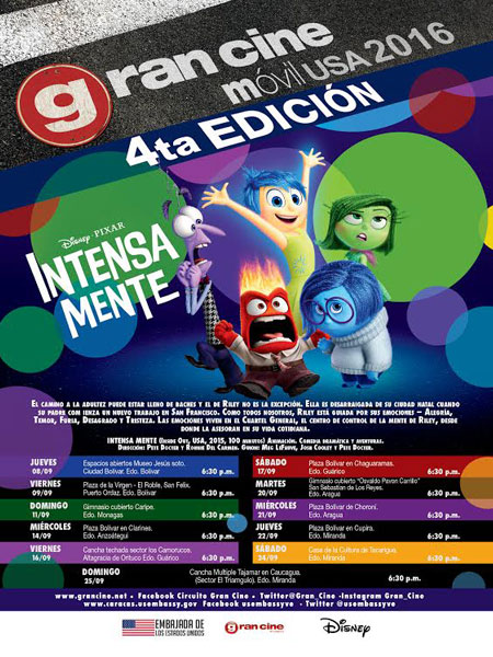 4ta. Edición Gira Gran Cine Móvil-USA