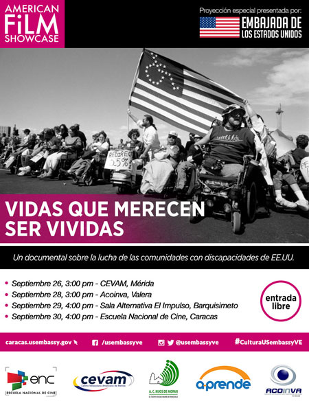 Documental sobre las comunidades discapacitadas, Vidas que merecen ser vividas, se exhibir en varias ciudades de Venezuela