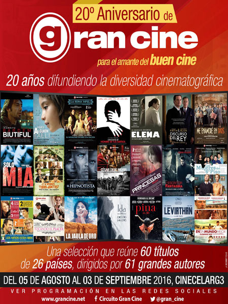Gran Cine celebra sus 20 a�os en �C de Cine�