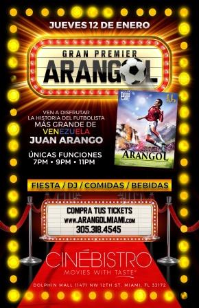 'Arangol': La vida del �cono del f�tbol venezolano llega a Miami