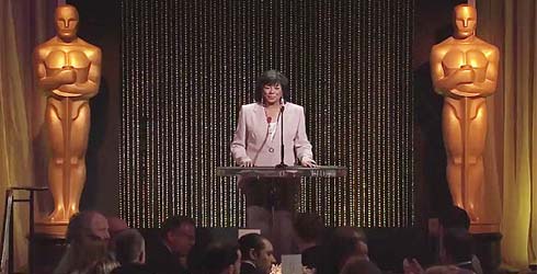 La presidenta de la Academia no olvid� a los candidatos al Oscar afectados por la pol�tica de Trump