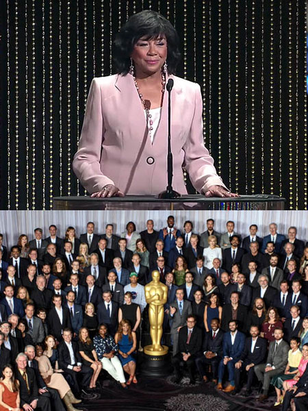 La presidenta de la Academia no olvid� a los candidatos al Oscar afectados por la pol�tica de Trump