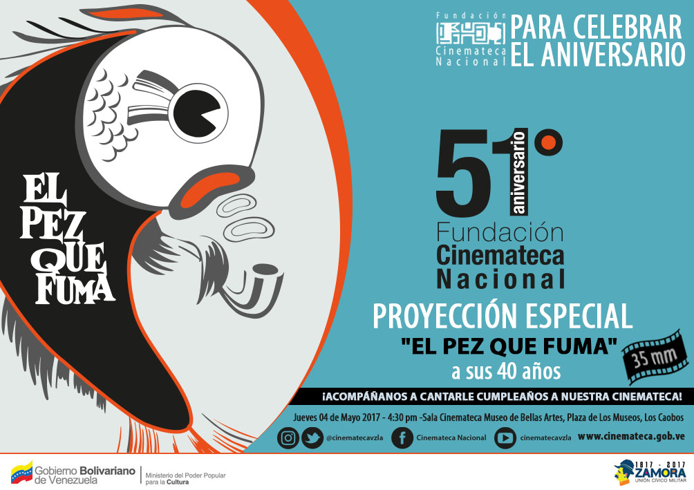 Con proyecci�n  en 35mm del \'Pez que fuma\' la Cinemateca celebra su 51 aniversario  