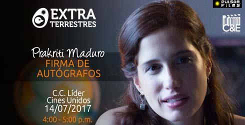 Prakriti Maduro firmar� aut�grafos