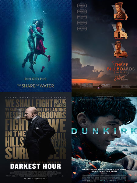 'La forma del agua, de Guillermo del Toro, favorita a los Oscar 2018 con 13 nominaciones