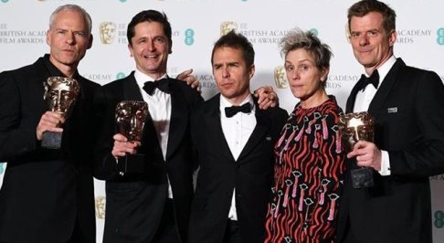 Premios BAFTA: �Three Billboards� y Guillermo del Toro triunfan