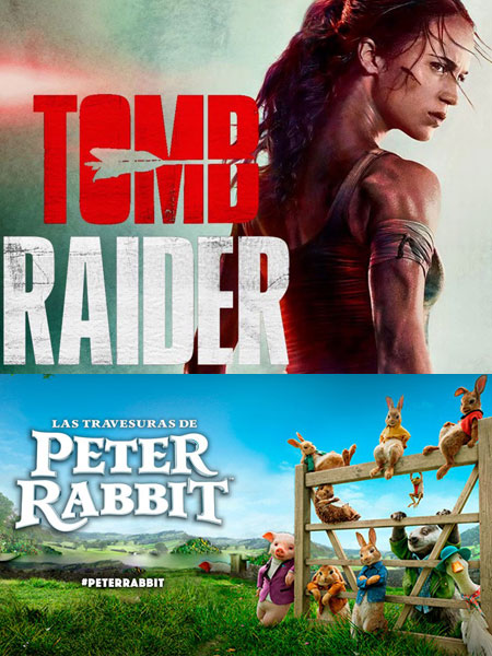 ESTRENOS EN VENEZUELA: Lara Croft sacrifica por igual a un conejo animado y a un ciervo sagrado