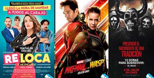 ESTRENOS EN ARGENTINA: Hombre hormiga, avispa, Oreiro, purga�