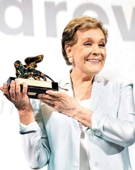 Julie Andrews recibi� el Le�n de Oro honor�fico en el Festival de Venecia 2019