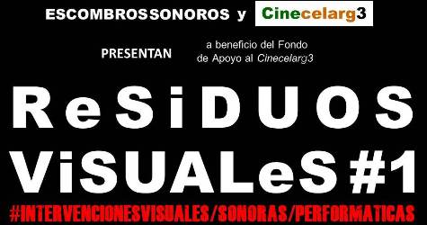 El espect�culo �Residuos Visuales #1� en la sala Cinecelarg3