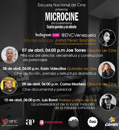 Microcine en cuarentena: cuatro paredes y un minuto 