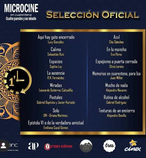 La Escuela Nacional de Cine presenta los cortos seleccionados del concurso �Microcine en Cuarentena�