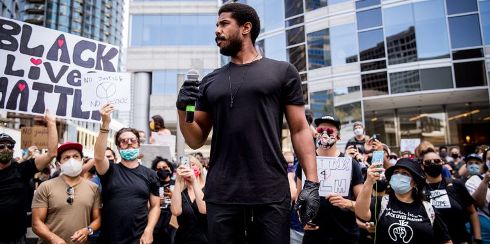 Michael B. Jordan reclama m�s diversidad en Hollywood en las protestas del #BlackLivesMatter