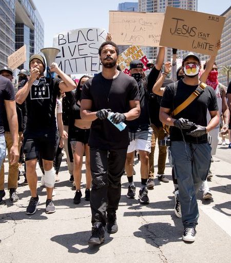 Michael B. Jordan reclama m�s diversidad en Hollywood en las protestas del #BlackLivesMatter