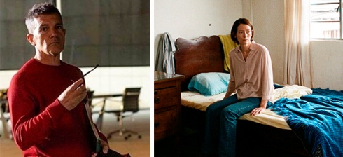 Antonio Banderas con Pen�lope Cruz y la colombiana 