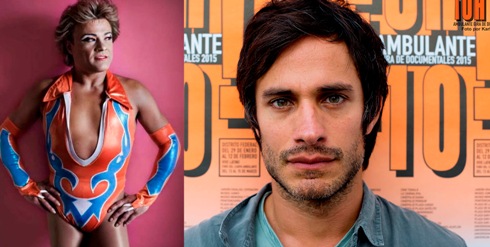 Gael Garc�a Bernal y Roberta Colindrez filman �Cassandro�, la biopic del luchador gay mexicano