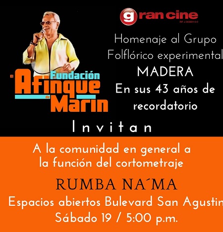 El cortometraje 'Rumba na' ma' se proyecta en San Agustn 