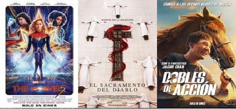 ESTRENOS EN VENEZUELA: Las Marvels junto a Jackie Chan en un sacramento diab�lico
