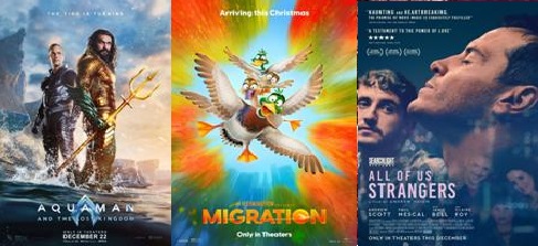ESTRENOS EN USA: En Navidad habr� un Aquaman en una migraci�n de patos todos extra�os
