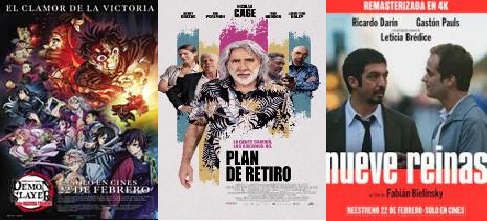 ESTRENOS EN ARGENTINA: Anime, terror, suspenso, comedia y… cine argentino