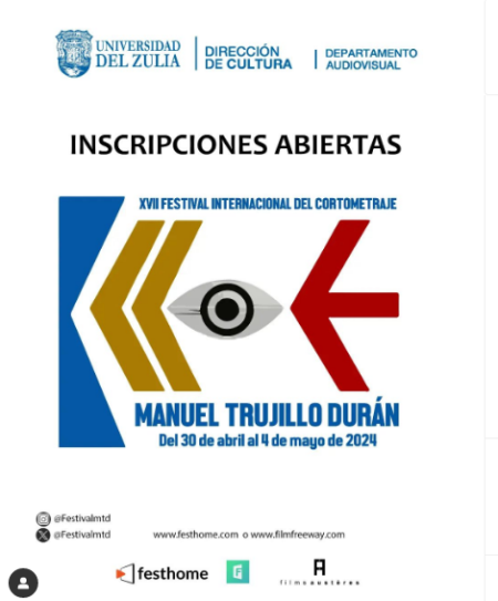 Festival Internacional del Cortometraje Manuel Trujillo Durn anuncia nueva edicin