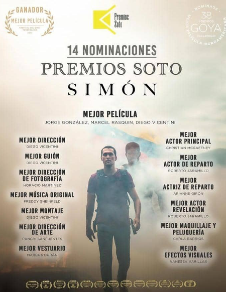 El cine venezolano se viste de gala para la entrega de los Premios Soto