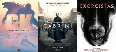 ESTRENOS EN VENEZUELA: La voluntad de Madre Cabrini en medio de exorcistas y monstruos prehist�ricos