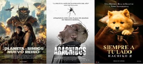 ESTRENOS EN VENEZUELA: Simios, ara�as y una fiel mascota envueltos en una Operaci�n Ori�n