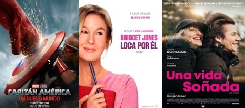 ESTRENOS EN ARGENTINA: Capit�n Am�rica y Bridget Jones en una vida so�ada