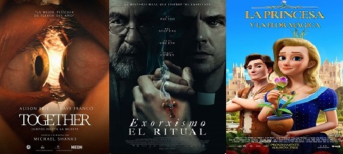 ESTRENOS EN VENEZUELA: Juntos una pareja, un ritual exorcista y una princesa con una flor m�gica