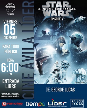 Saga Star War - Episodio V - Cine Ávila Líder