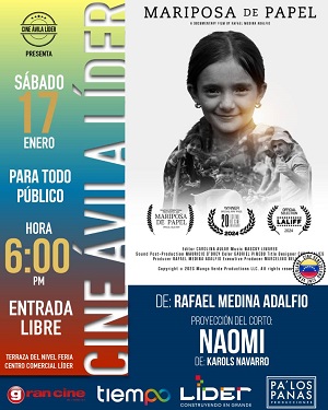 Mariposa de papel - Cine �vila L�der