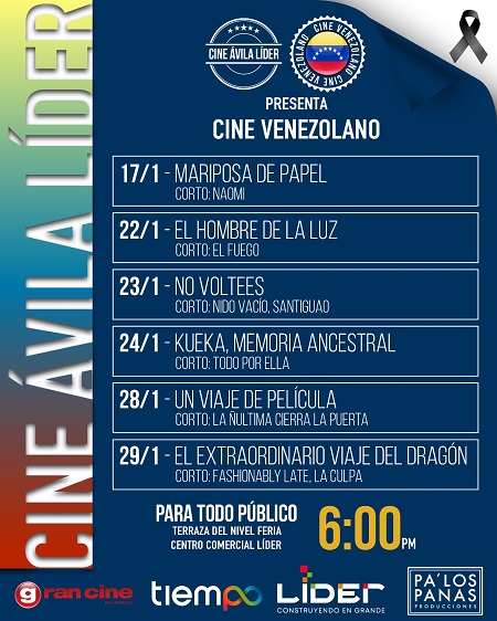 En Cine �vila L�der se celebrar�n los 129 a�os del cine venezolano