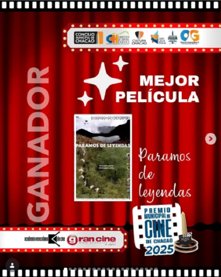 Chacao celebr� el talento nacional en la Gala del Premio Municipal de Cine 2025