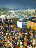 En el barrio San Miguel el cine logr unir a los vecinos