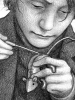 Hugo y la luna atravesada por un cohete