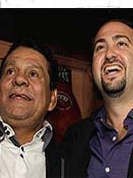 Jonathan Jakubowicz y el boxeador Roberto Dur�n presentaron su 