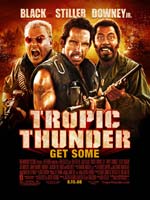 “Tropic Thunder” desplaza a “El caballero de la noche” del tope de la taquilla