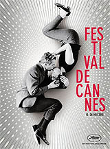 Un beso de Paul Newman y Joanne Woodward, en el cartel del Festival de Cannes