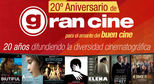 20º Aniversario de Gran Cine 
