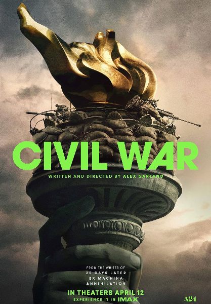 Taquilla USA: 'Civil War' establece un rcord para A24 con un debut de $ 25 millones