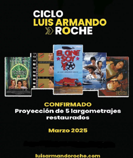 Un ciclo de los largometrajes de ficción del cineasta Luis Armando Roche se proyectará en el Trasnocho Cultural