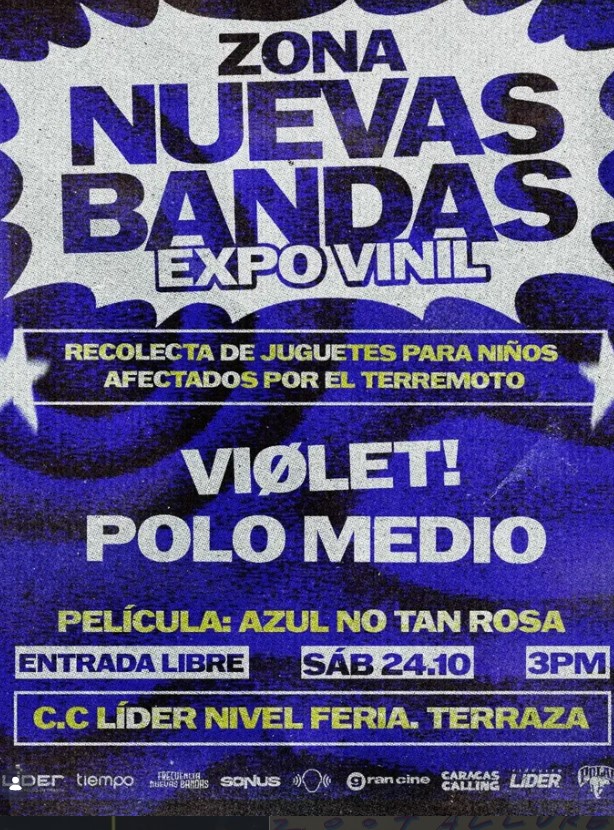 Zona Nuevas Bandas (Cine Ávila Líder - Sábado 24/10/2026)