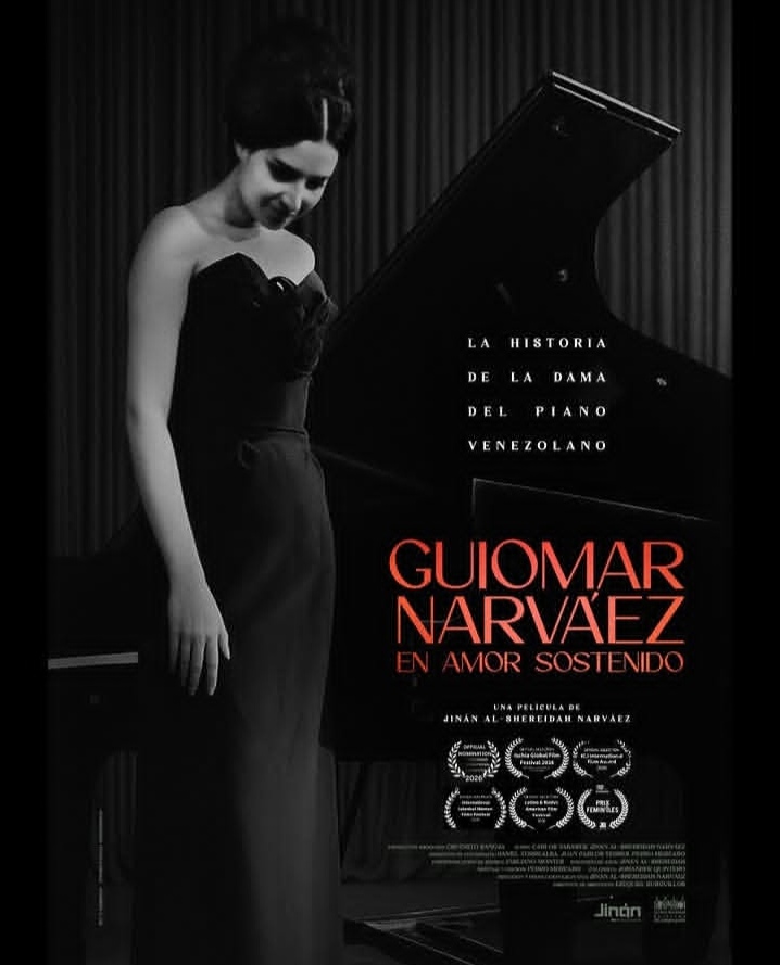 Afiche Guiomar Narváez en amor sostenido